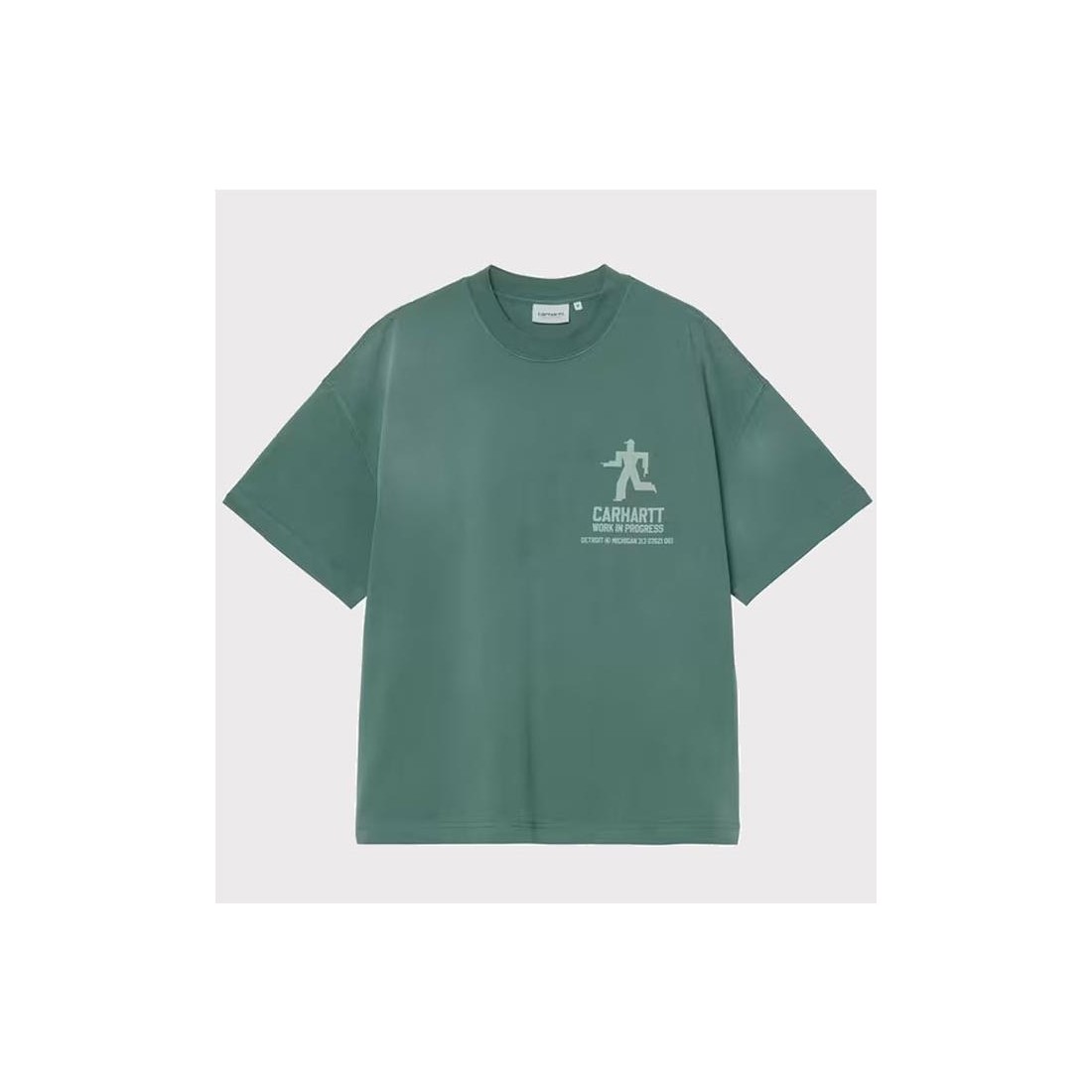 CARHARTT WIP DISTANCE TEE VERDE OLIVA