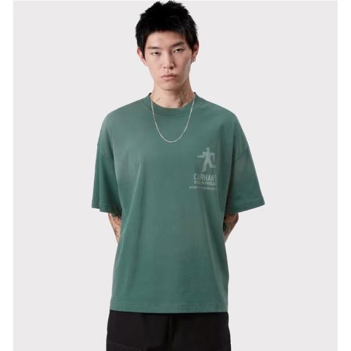 CARHARTT WIP DISTANCE TEE VERDE OLIVA