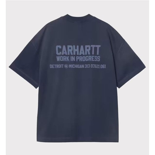 CARHARTT WIP DISTANCE TEE AZUL MARINO