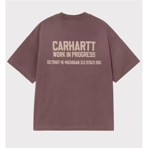 CARHARTT WIP DISTANCE TEE MARRON
