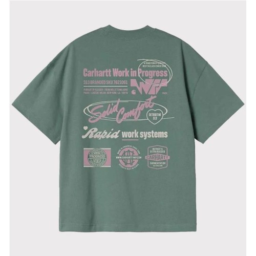 CARHARTT WIP NETWORKS TEE VERDE CLARO