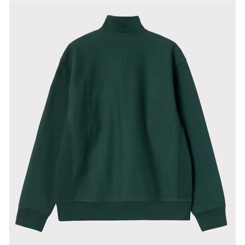CARHARTT WIP HALF ZIP AMERICAN VERDE OLIVA 2