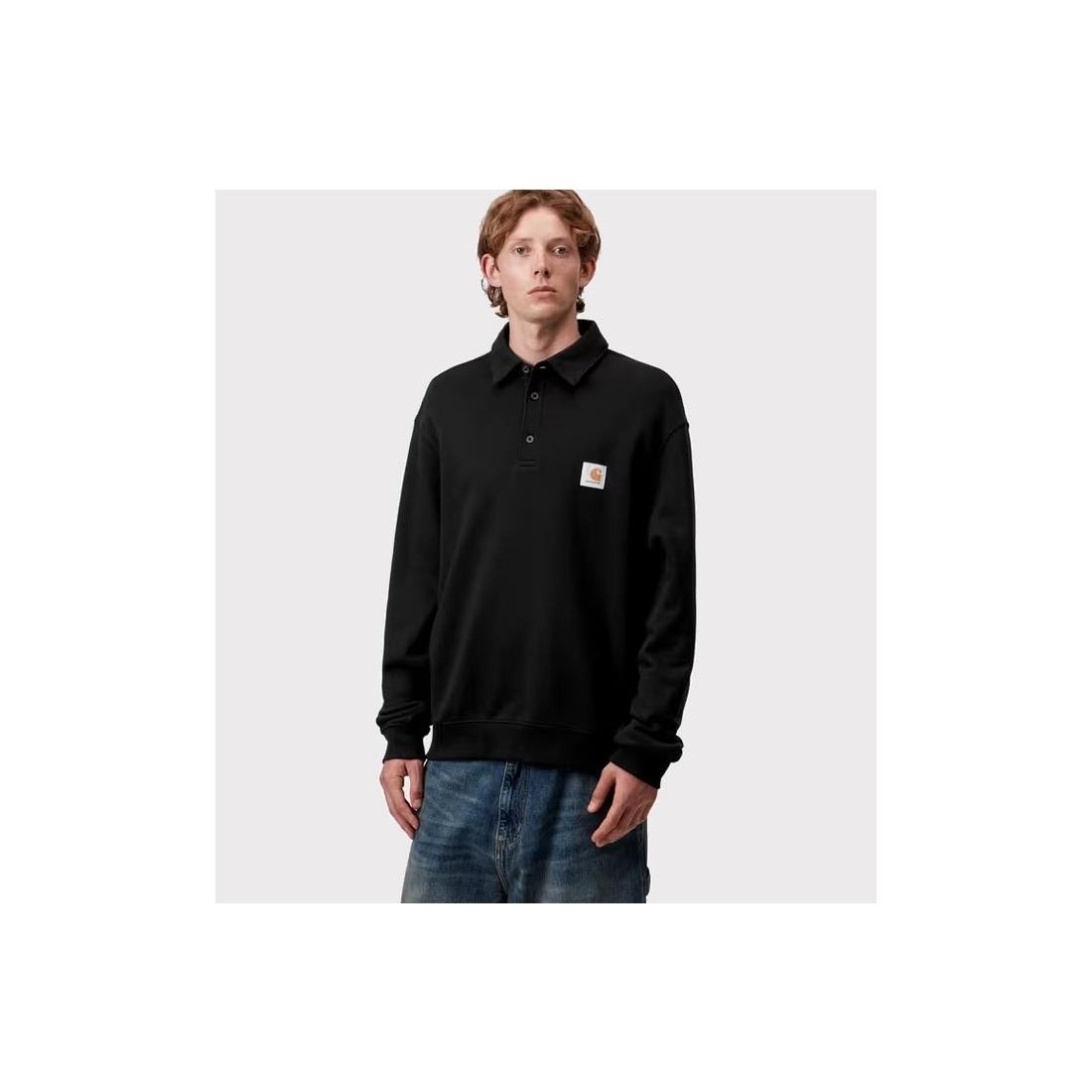 CARHARTT WIP POLO SWEAT NEGRO