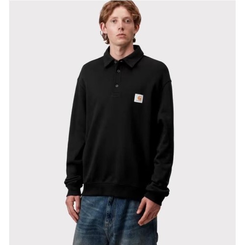 CARHARTT WIP POLO SWEAT NEGRO