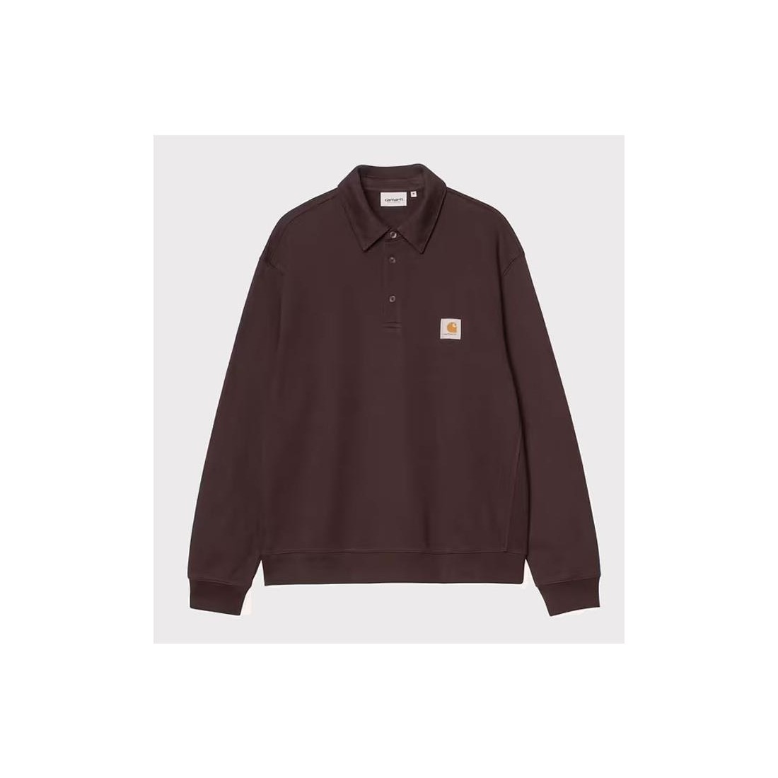 CARHARTT WIP POLO SWEAT MARRON