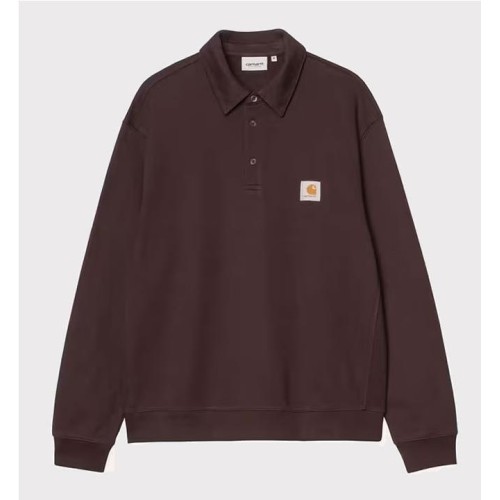CARHARTT WIP POLO SWEAT MARRON