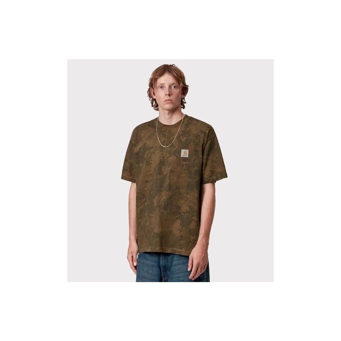 CARHARTT WIP CAMO COMBI TEE MARRON