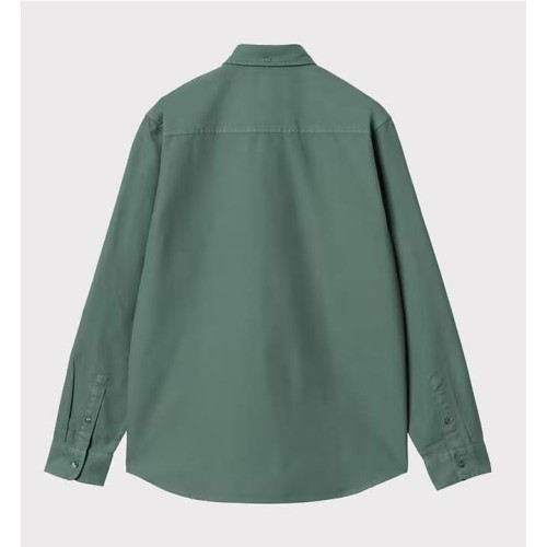 CARHARTT WIP BOLTON SHIRT LS VERDE CLARO 2