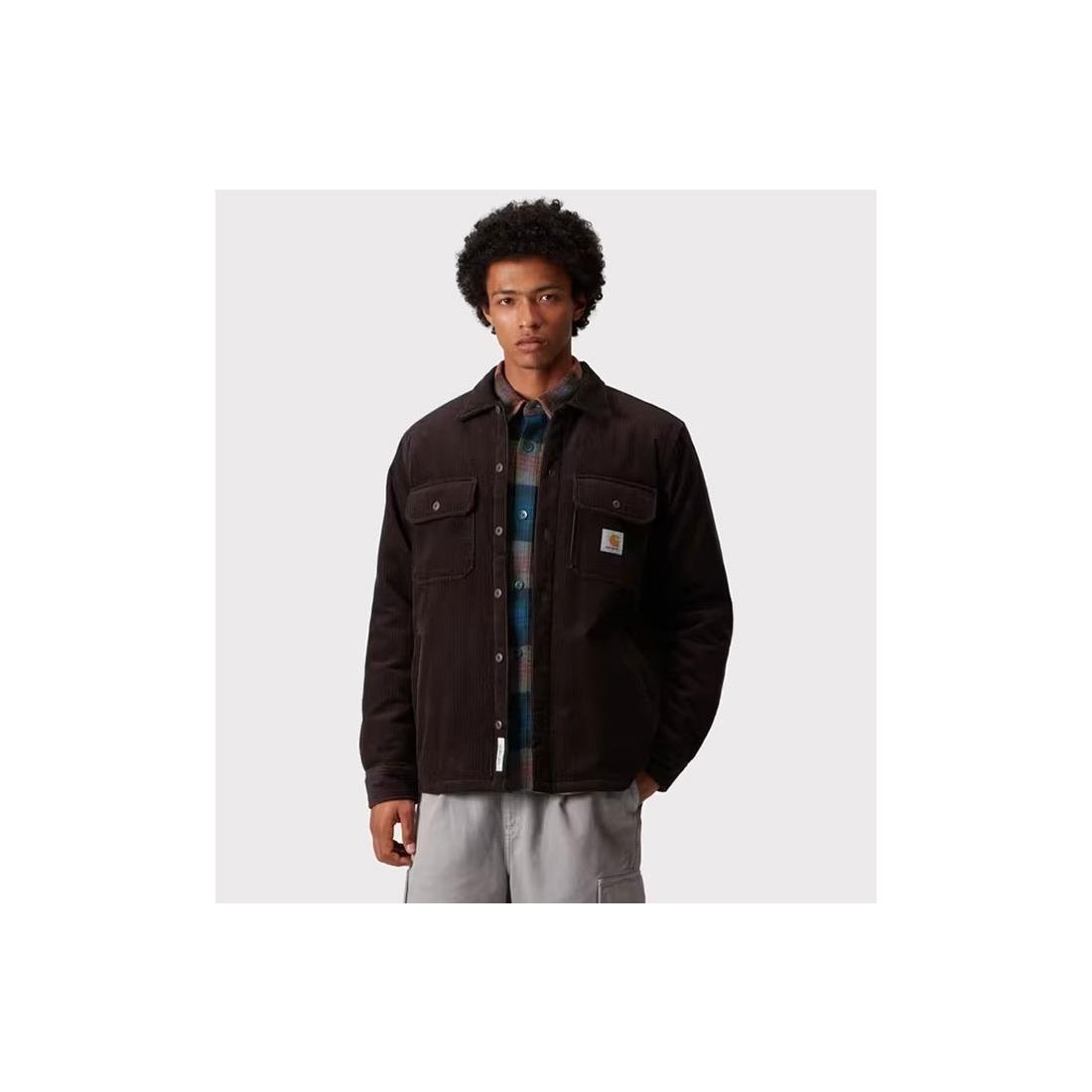 CARHARTT WIP WHITSOME SHIRT JK MARRON