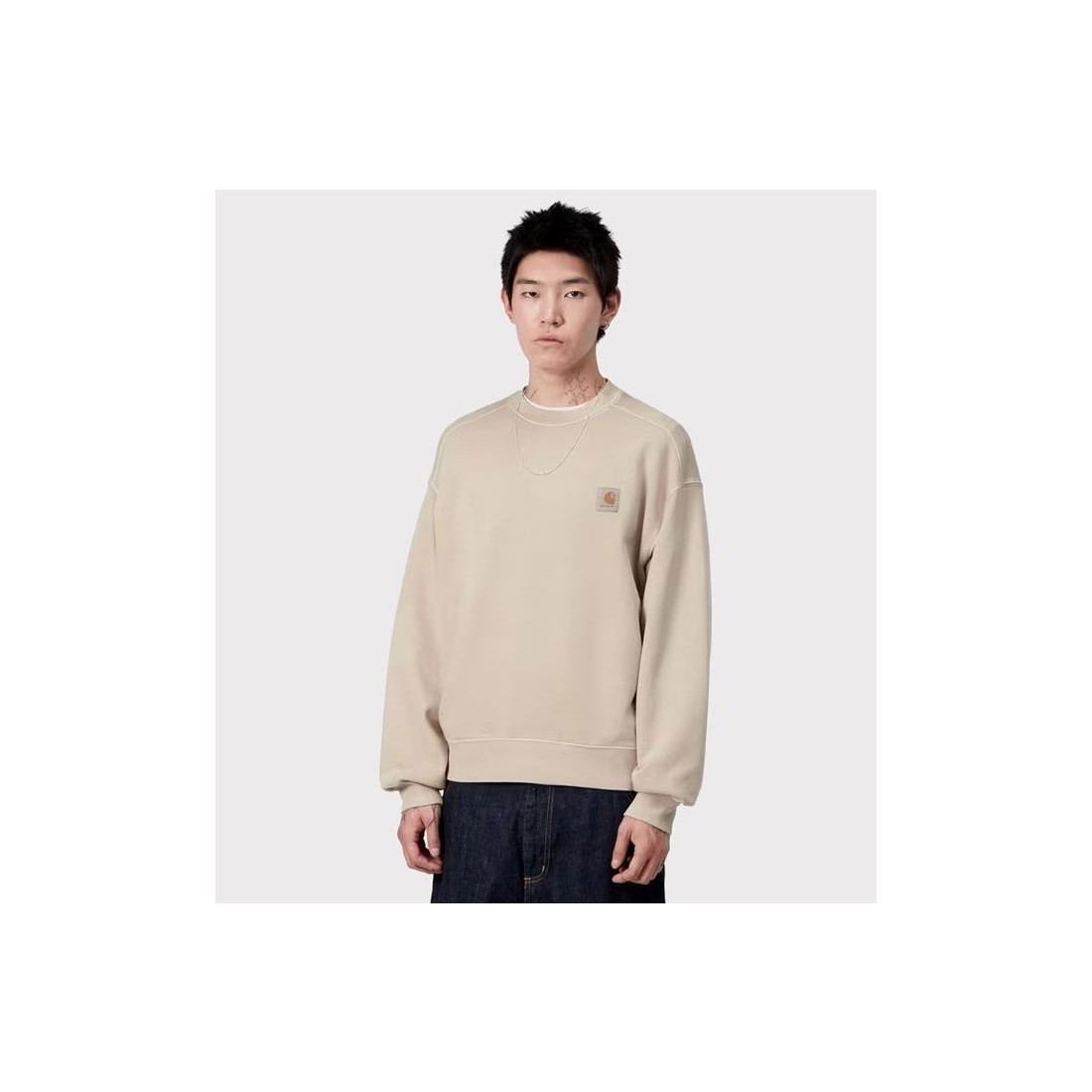 CARHARTT WIP VISTA SWEAT BEIGE1