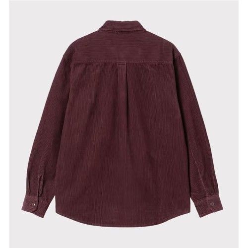 CARHARTT WIP FLINT LS SHIRT GRANATE 2