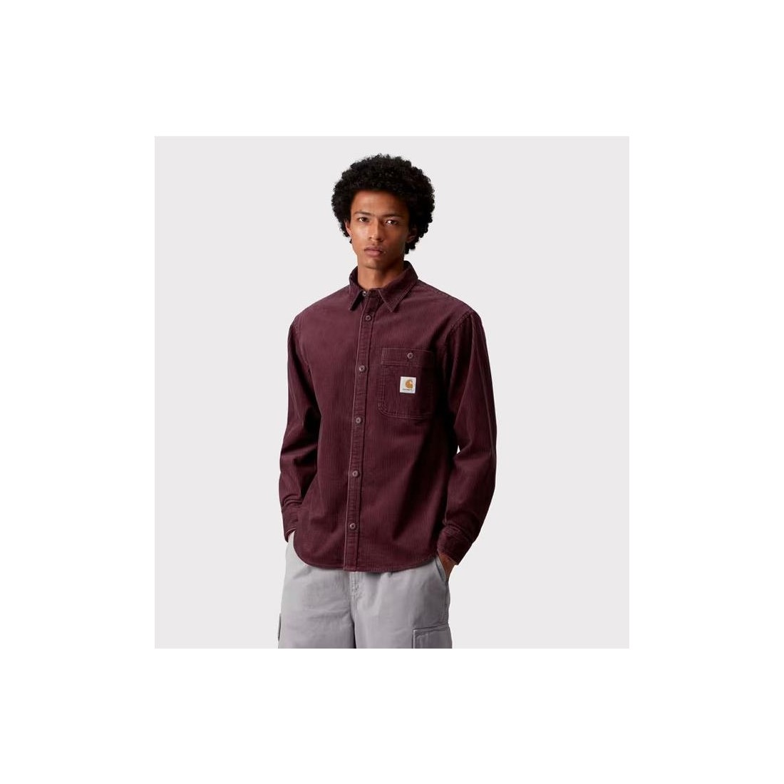 CARHARTT WIP FLINT LS SHIRT GRANATE