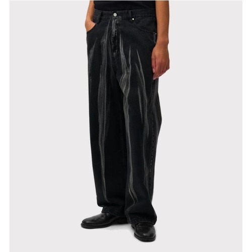 ARTE WASHED JEANS PANTS NEGRO