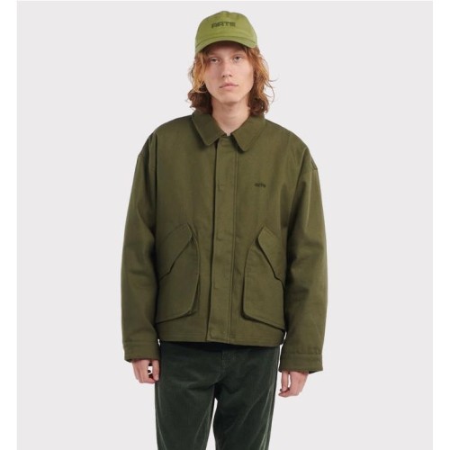 ARTE INCLINED POCKET JACKET VERDE CLARO