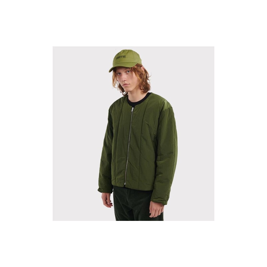 ARTE INCLINED POCKET JACKET VERDE CLARO