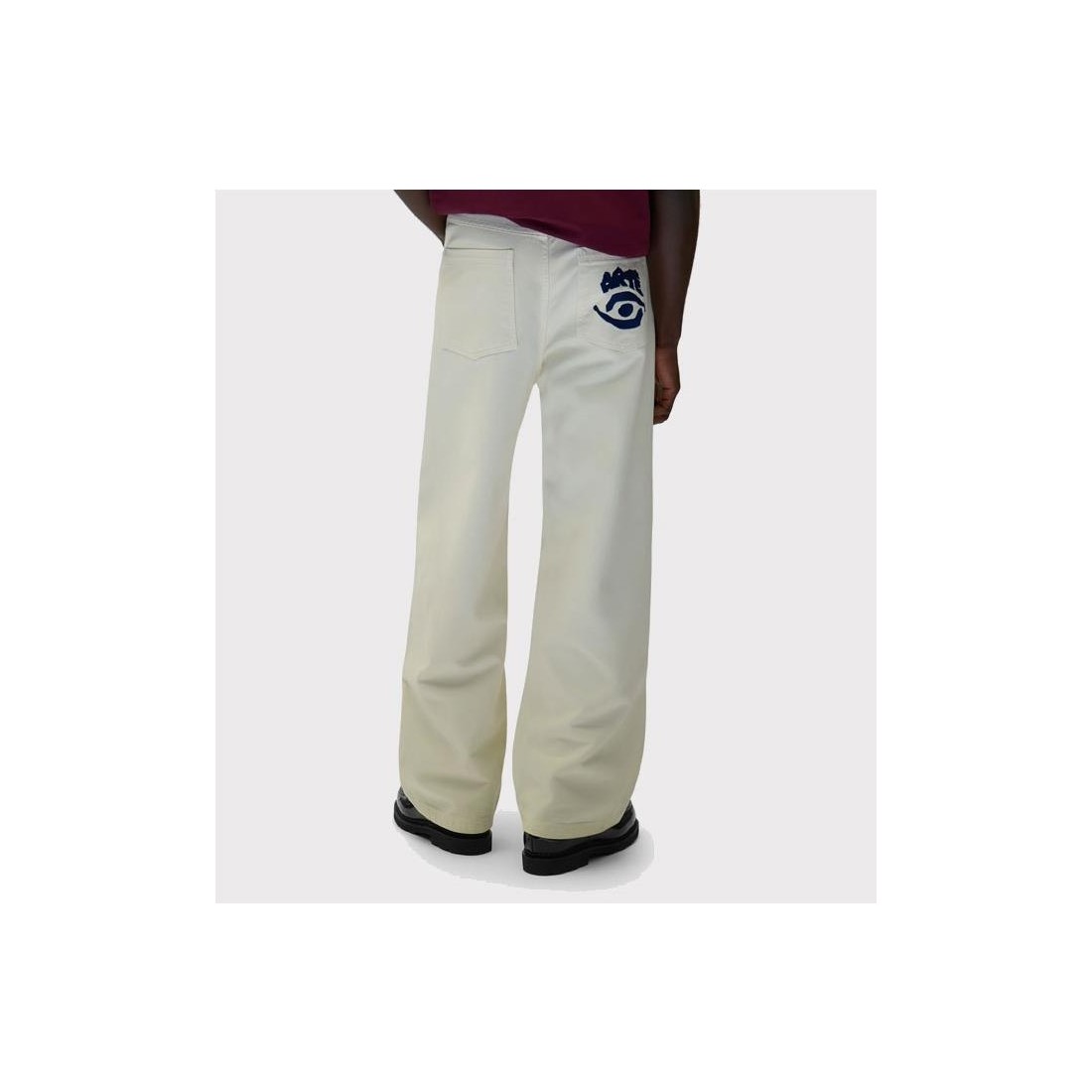 ARTE BCK POCKET GRAPHIC PANTS BLANCO