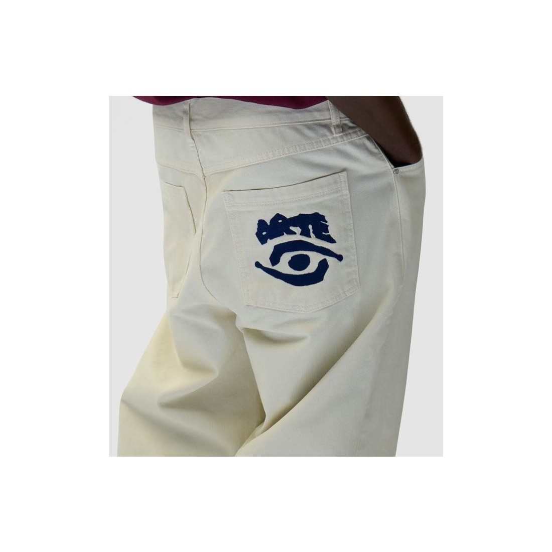 ARTE BCK POCKET GRAPHIC PANTS BLANCO
