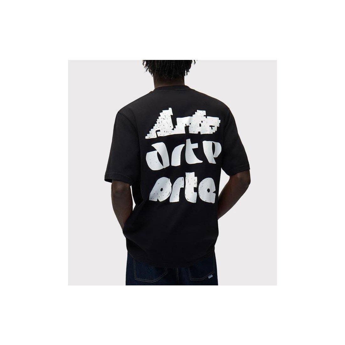 ARTE MULTI ARTE PRINT TEE NEGRO