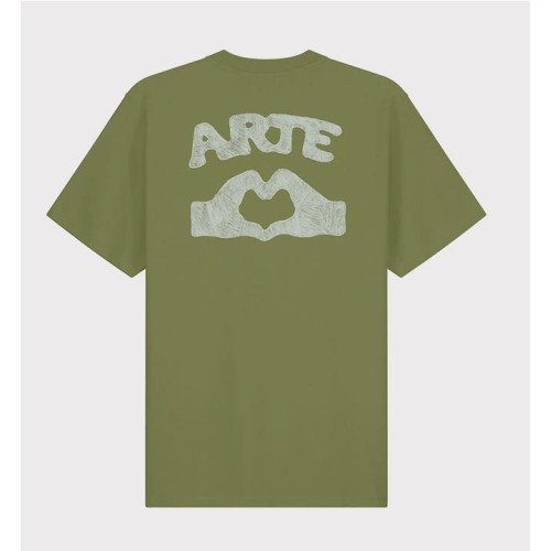 ARTE DIELS STITCH TEE VERDE CLARO