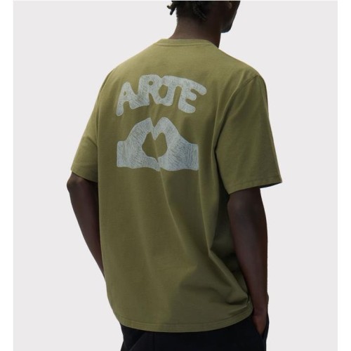 ARTE DIELS STITCH TEE VERDE CLARO