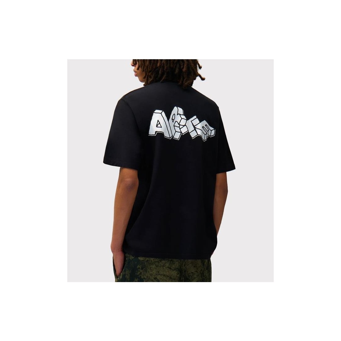 ARTE BLOCKS PRINT TEE NEGRO