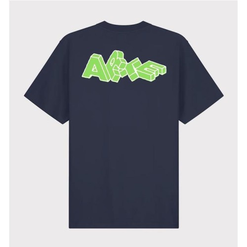 ARTE BLOCKS PRINT TEE AZUL MARINO