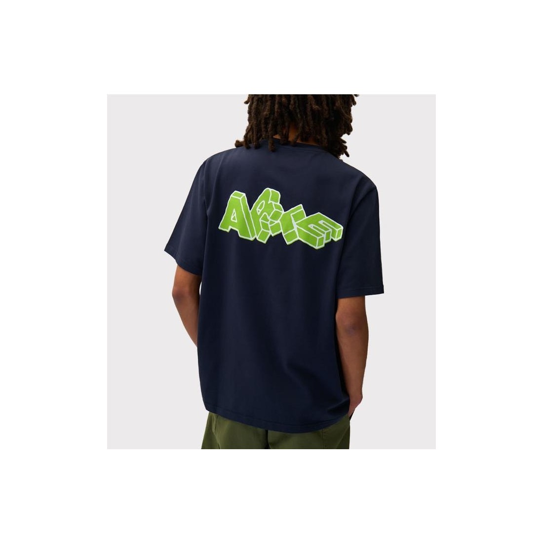 ARTE BLOCKS PRINT TEE AZUL MARINO