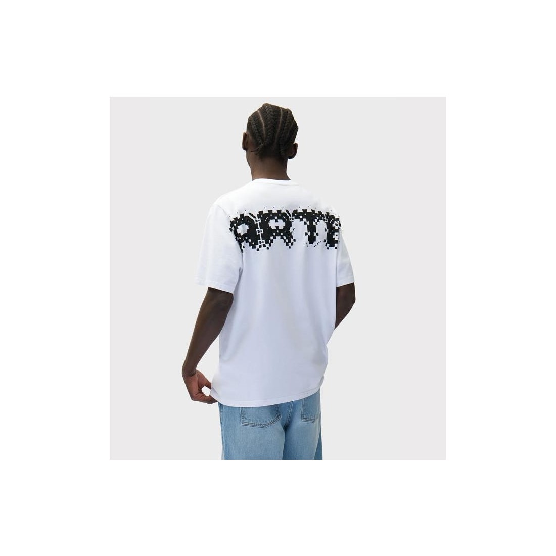 ARTE PIXEL BACK TEE BLANCO