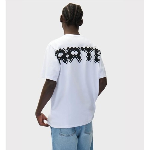 ARTE PIXEL BACK TEE BLANCO