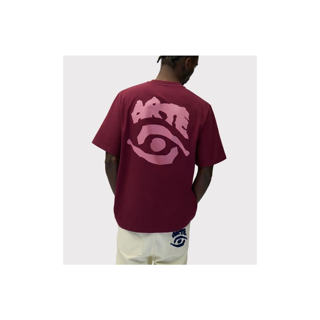 ARTE EYE PRINT TEE GRANATE
