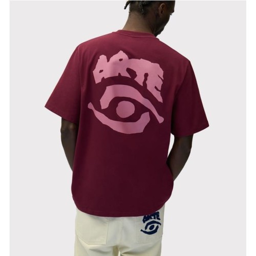 ARTE EYE PRINT TEE GRANATE
