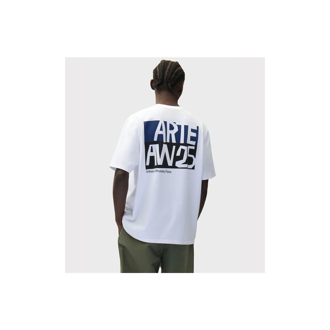 ARTE CUT OUT PRINT TEE BLANCO