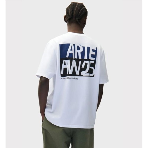 ARTE CUT OUT PRINT TEE BLANCO