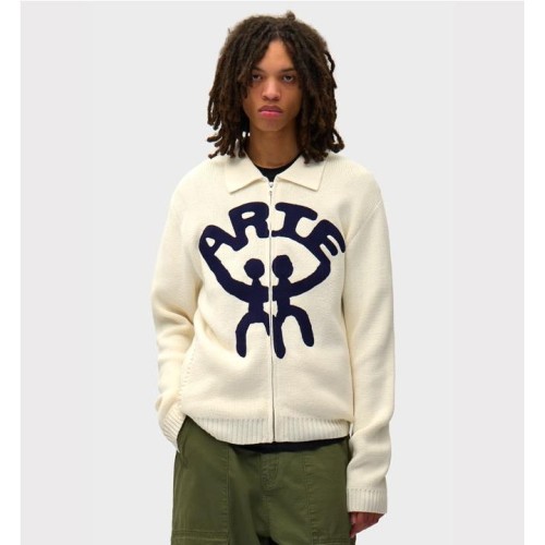 ARTE ALL TOGETHER CARDIGAN BEIGE 2