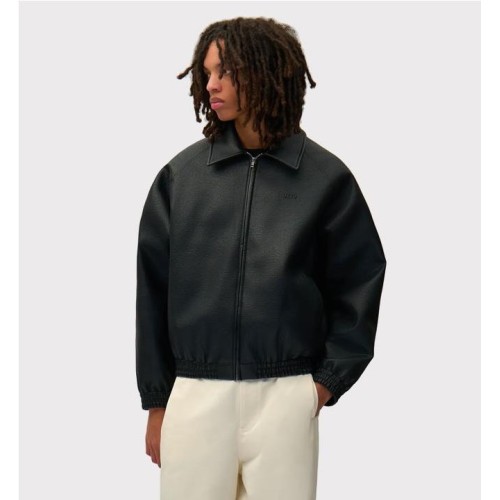 ARTE BASIC LEATHER JACKET NEGRO