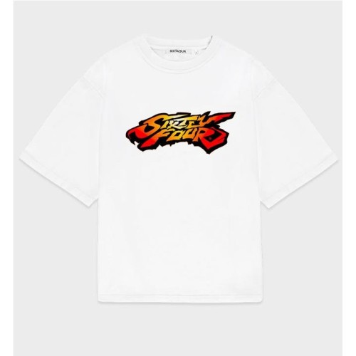 6IXT4OUR 64 FIGHTER TEE BLANCO