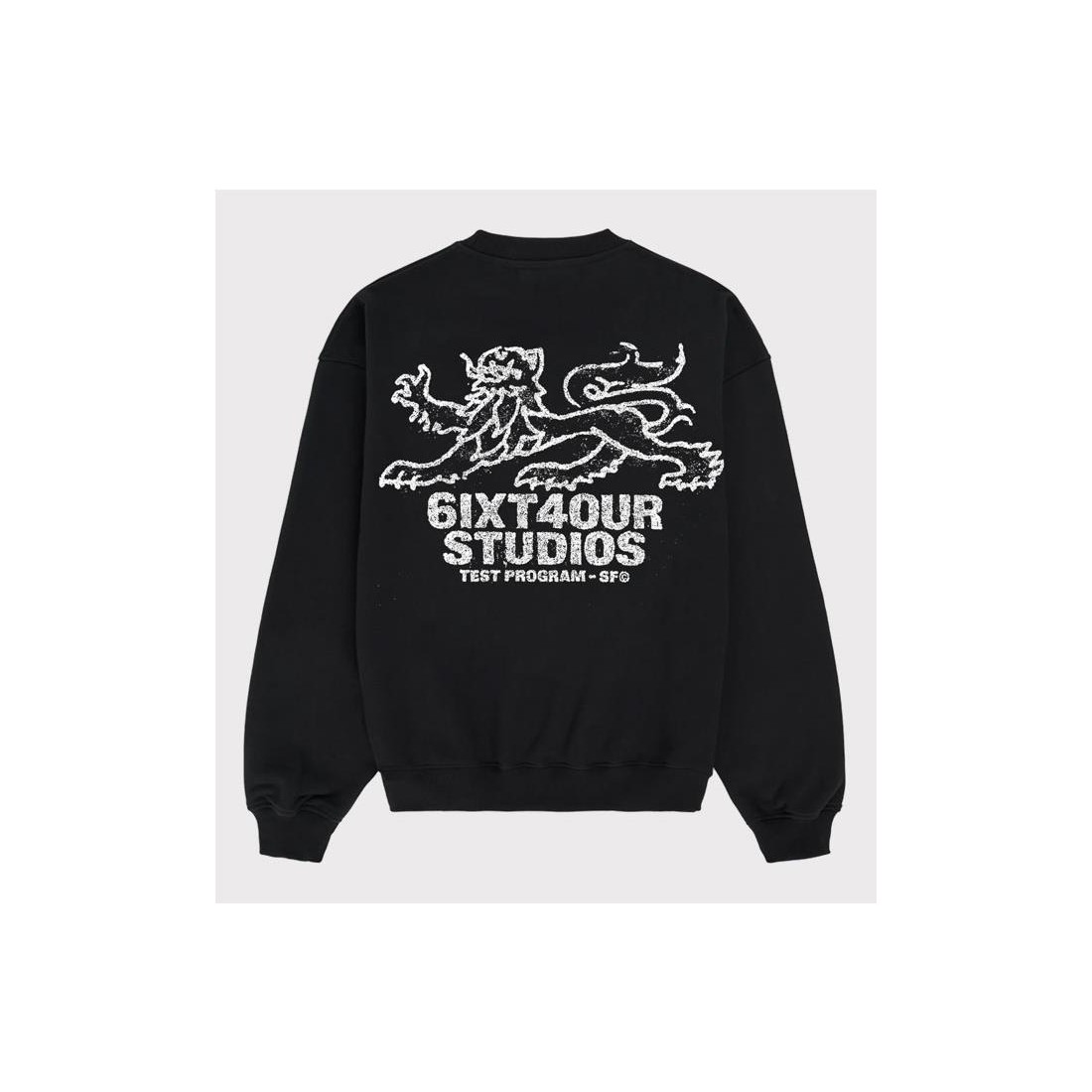6IXT4OUR LION CREWNECK NEGRO