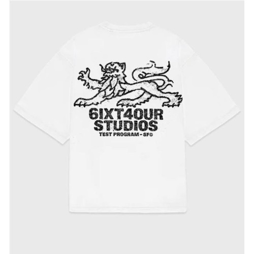 6IXT4OUR LION TEE BLANCO
