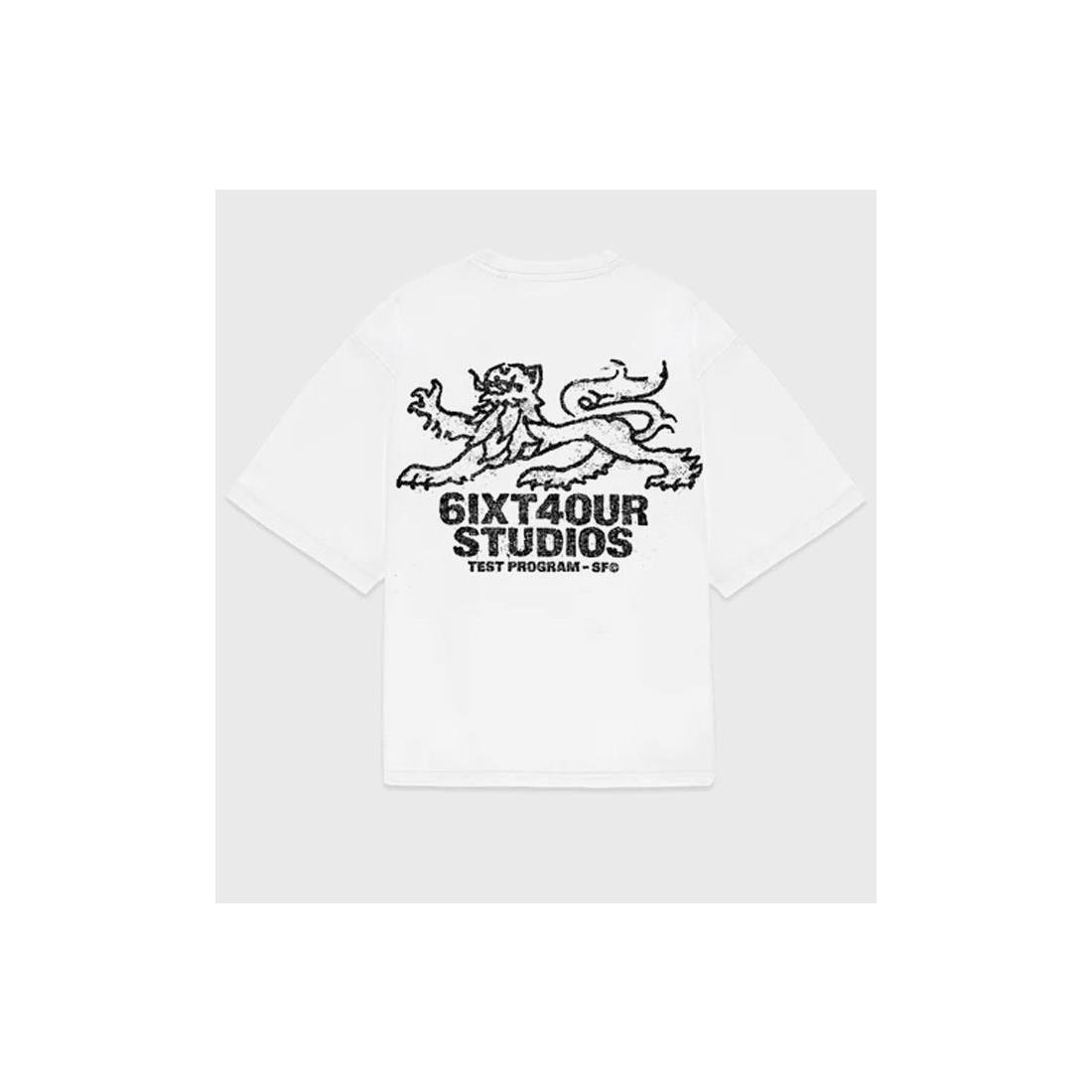 6IXT4OUR LION TEE BLANCO