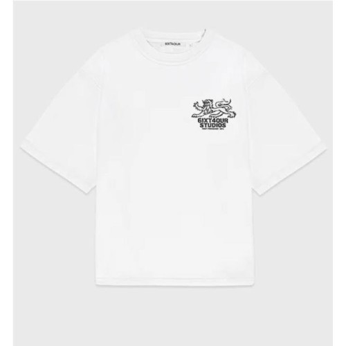 6IXT4OUR LION TEE BLANCO