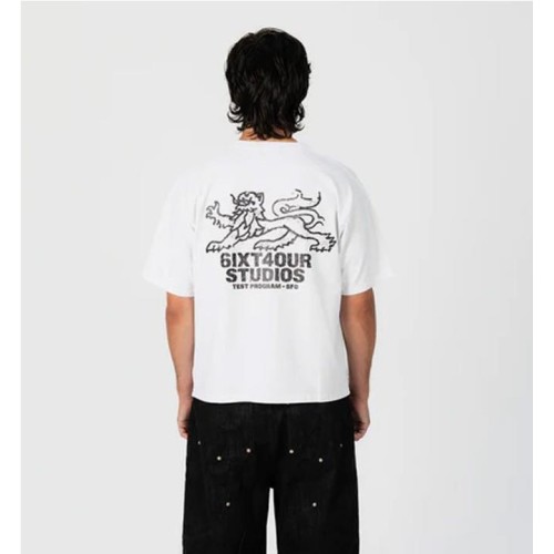 6IXT4OUR LION TEE BLANCO