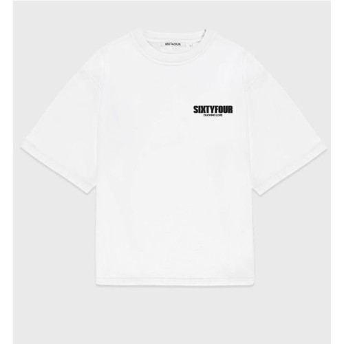 6IXT4OUR DUCKING LOVE TEE BLANCO 2