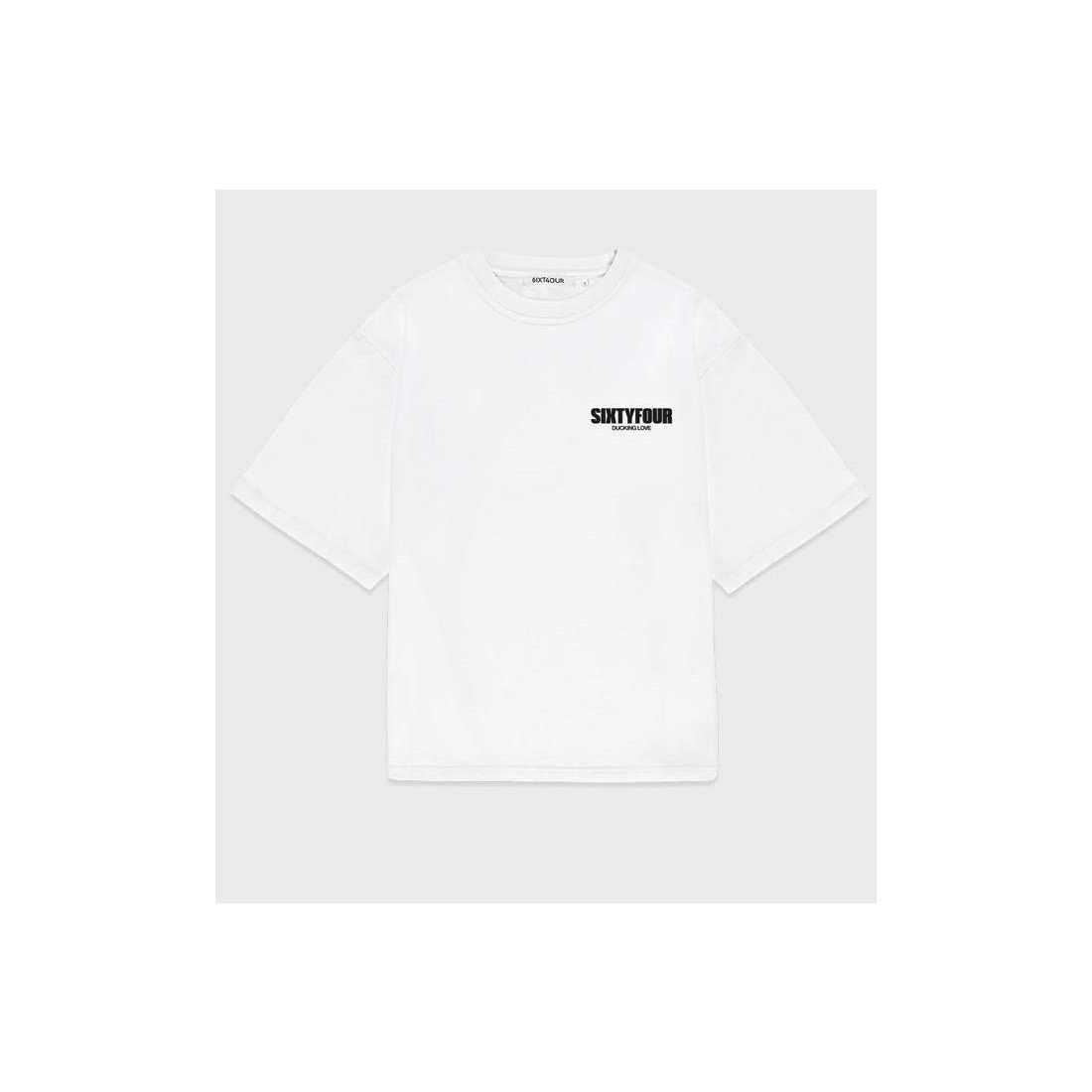 6IXT4OUR DUCKING LOVE TEE BLANCO