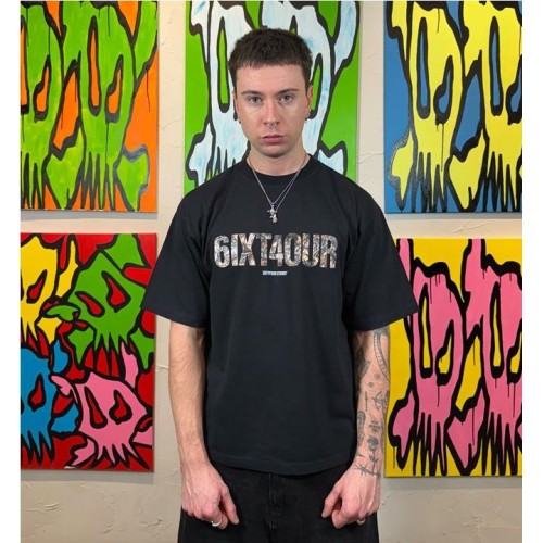 6IXT4OUR FOREST TEE NEGRO 2