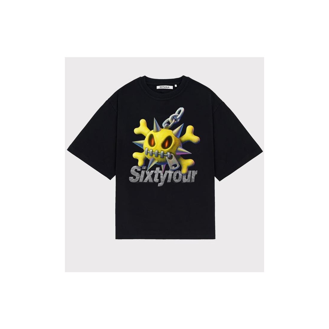 6IXT4OUR WRECKING TEE NEGRO