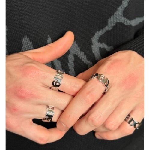 6IXT4OUR 3 RING PLATA