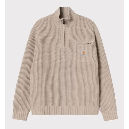 CARHARTT WIP DETROIT HALF ZIP BEIGE1