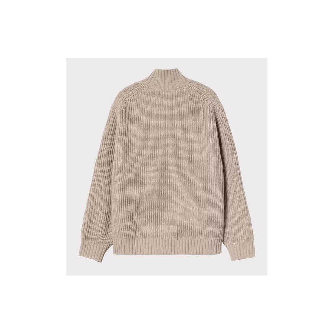 CARHARTT WIP DETROIT HALF ZIP BEIGE1