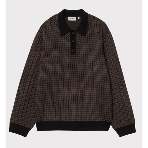 CARHARTT WIP LOWIS POLO LS MARRON