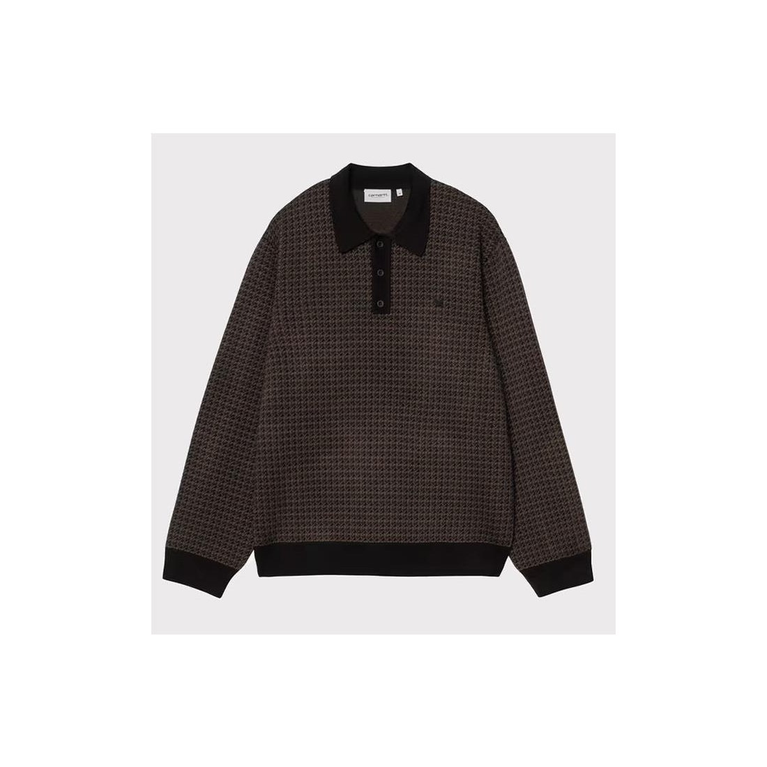 CARHARTT WIP LOWIS POLO LS MARRON